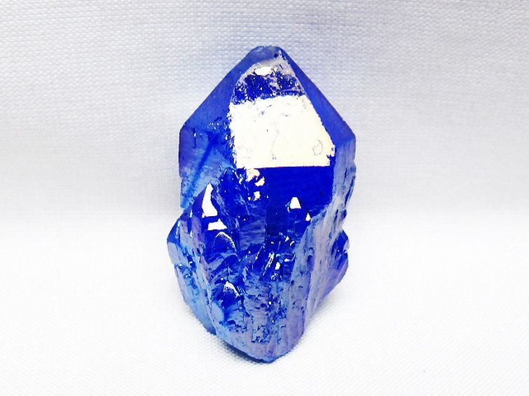 オーラ水晶 オーラクリスタル カテドラルライブラリー 原石 (ブルー) [t693-5829] 1枚目