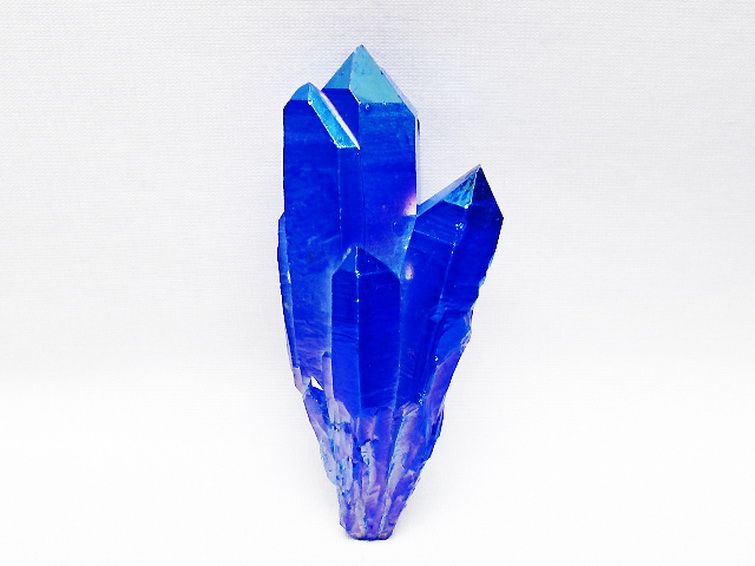 オーラ水晶 オーラクリスタル カテドラルライブラリー クラスター (ブルー) [t693-5851] 1枚目