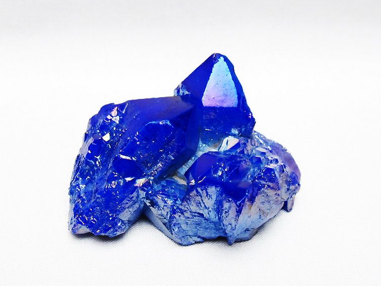 オーラ水晶 オーラクリスタル カテドラルライブラリー クラスター (ブルー) [t693-5852] 1枚目