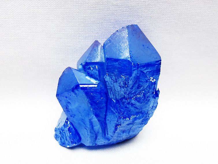 オーラ水晶 オーラクリスタル カテドラルライブラリー クラスター (ブルー) [t693-5858] 1枚目