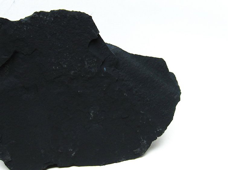 1.1Kg 北海道上ノ国町産 ブラックシリカ 原石[T694-4598] 3枚目