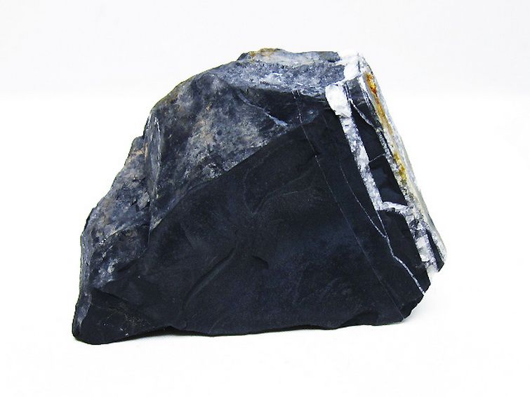 北海道上ノ国町産 ブラックシリカ 原石 [t694-4670] 1枚目