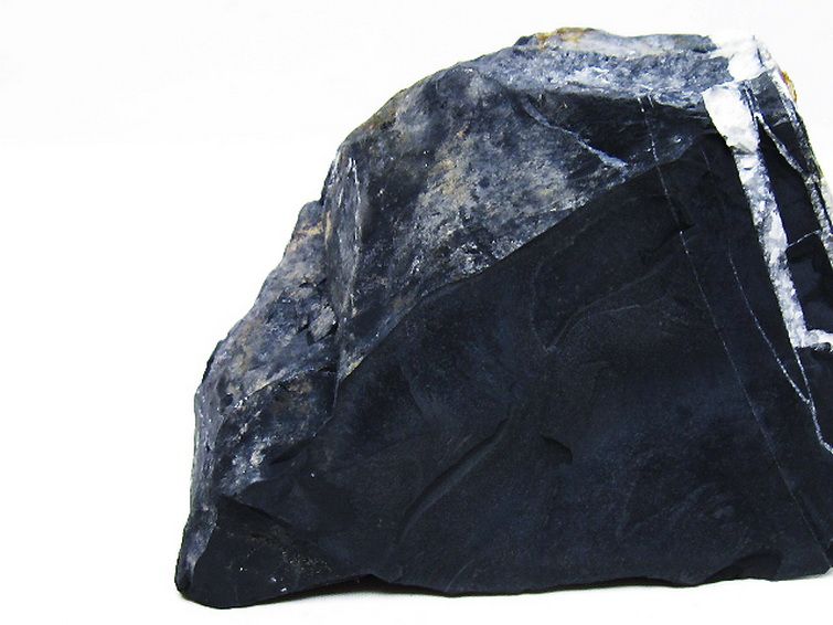 北海道上ノ国町産 ブラックシリカ 原石 [t694-4670] 2枚目