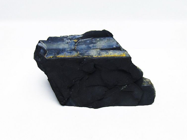 北海道上ノ国町産 ブラックシリカ 原石 [t694-4681] 1枚目