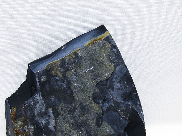 北海道上ノ国町産 ブラックシリカ 原石 [t694-5147] 3枚目