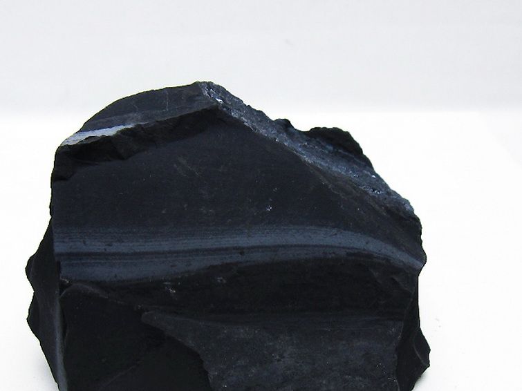 北海道上ノ国町産 ブラックシリカ 原石 [t694-5199] 2枚目