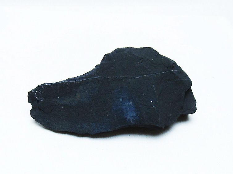 北海道上ノ国町産 ブラックシリカ 原石 [t694-5219] 1枚目
