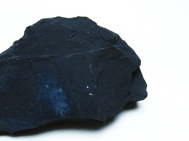 北海道上ノ国町産 ブラックシリカ 原石 [t694-5219] 3枚目