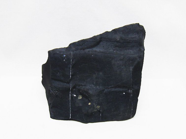 北海道上ノ国町産 ブラックシリカ 原石 [t694-5296] 1枚目