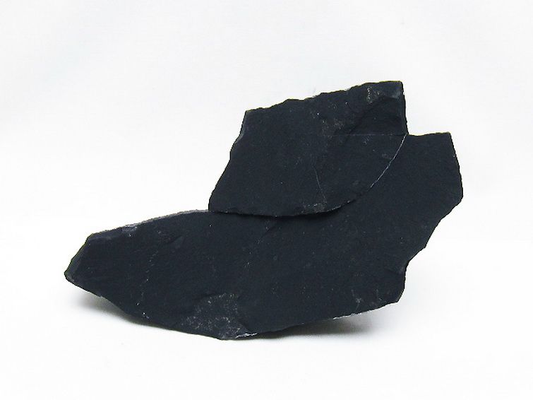 北海道上ノ国町産 ブラックシリカ 原石 [t694-5342] 1枚目