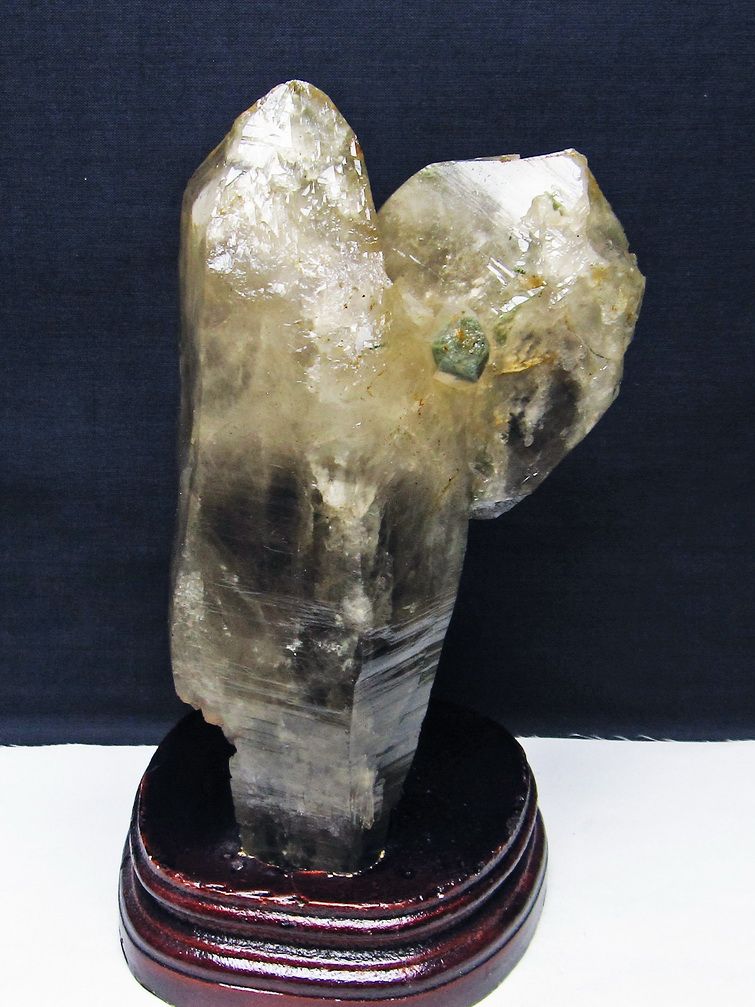 ライトニング水晶 原石[T695-7950] 1枚目