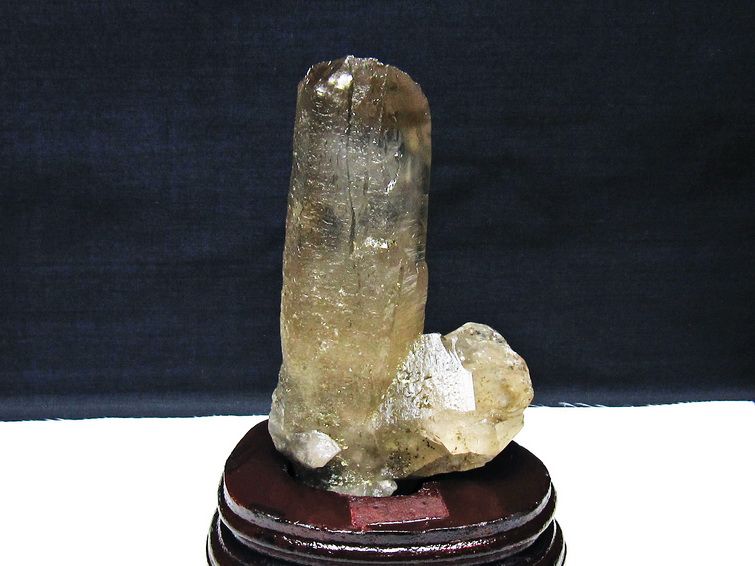 雲母入り ライトニング水晶 原石[T695-7958] 1枚目