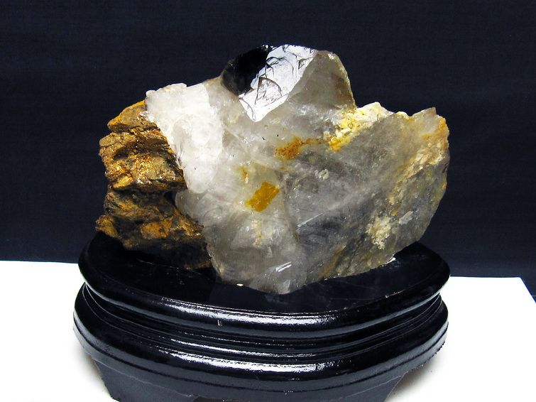 1.1Kg ライトニング カテドラルライブラリー 水晶 原石 [t695-8185] 1枚目