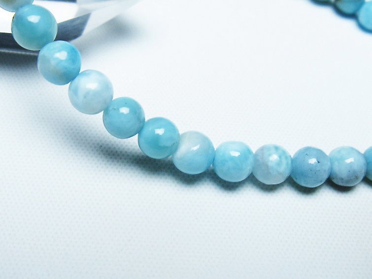 ラリマー ブレスレット 5mm [t7-21814] 3枚目