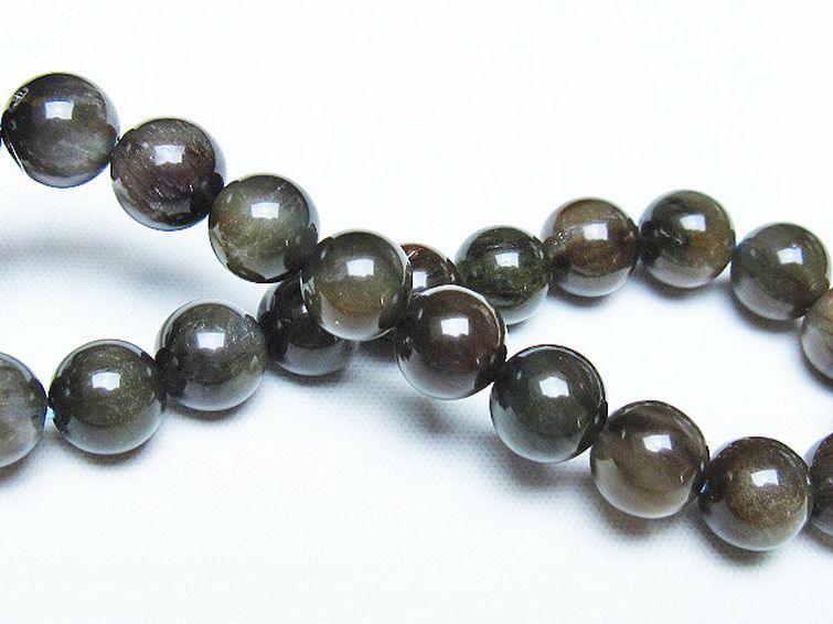 トルマリンルチル ブレスレット 9mm [t702-6662] 2枚目