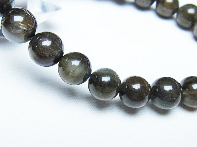 トルマリンルチル ブレスレット 9mm [t702-6662] 3枚目