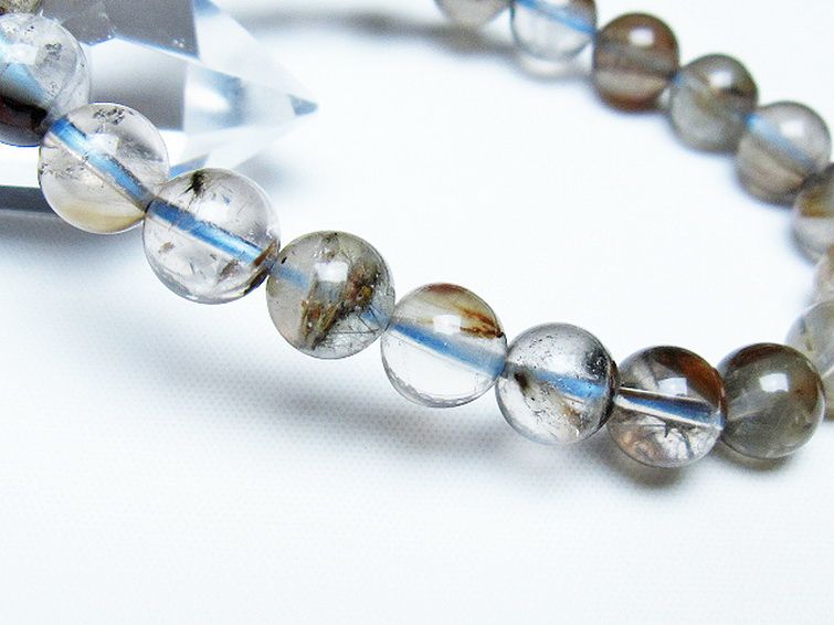 トルマリンルチル ブレスレット 9mm [T702-6664] 3枚目