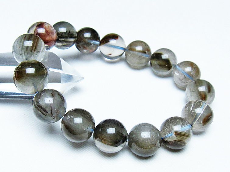 トルマリンルチル ブレスレット 14mm [T702-6672] 1枚目