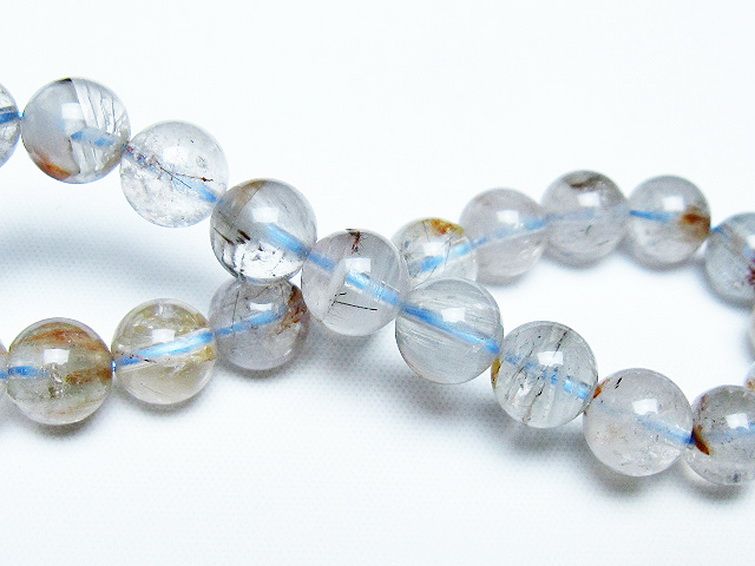 トルマリンルチル ブレスレット 9mm [t702-6730] 2枚目