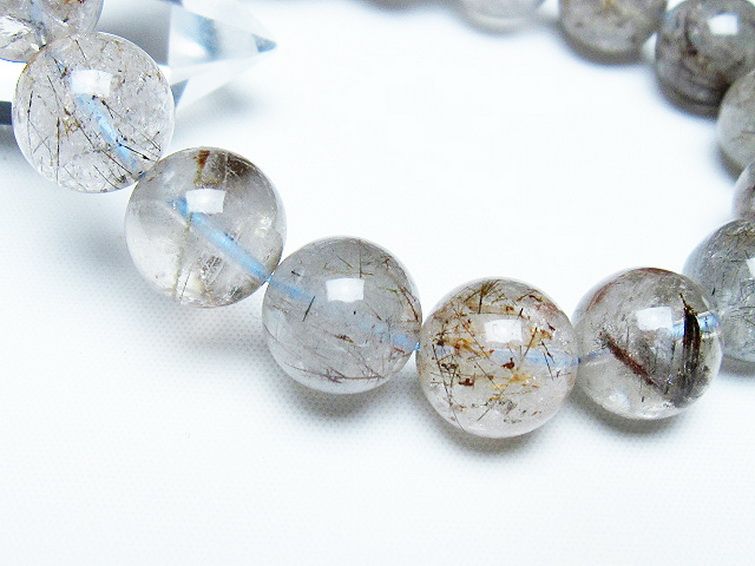 トルマリンルチル ブレスレット 13mm [T702-6749] 3枚目