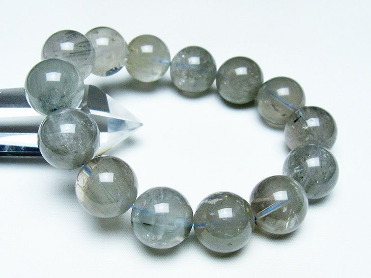 トルマリンルチル ブレスレット 17mm [T702-6764] 1枚目