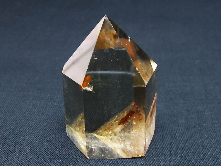 ライトニング水晶 六角柱 [t705-6558] 1枚目