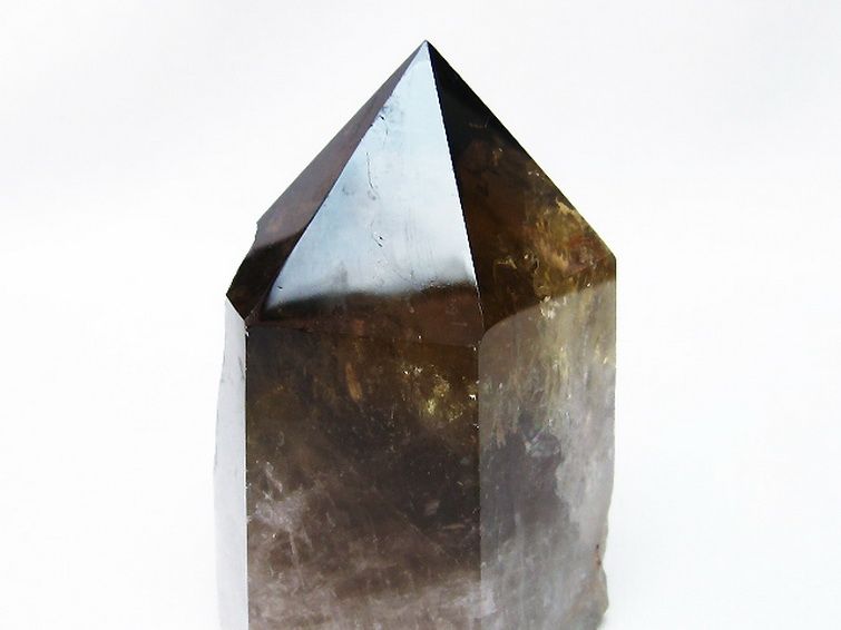 虹入り ライトニング水晶ガーデン水晶 六角柱 [t705-6582] 3枚目