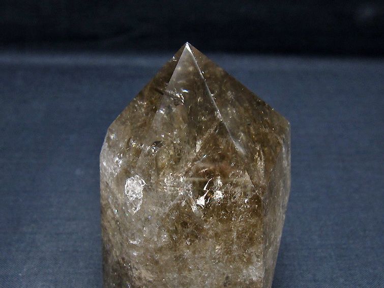 虹入り ライトニング水晶ガーデン水晶 六角柱[T705-7589] 3枚目