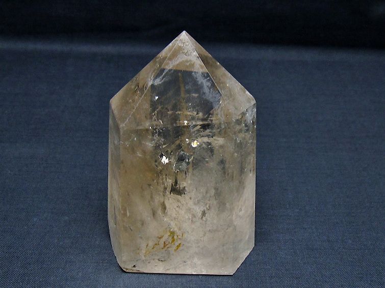 虹入り ライトニング水晶ガーデン水晶 六角柱[T705-7602] 1枚目