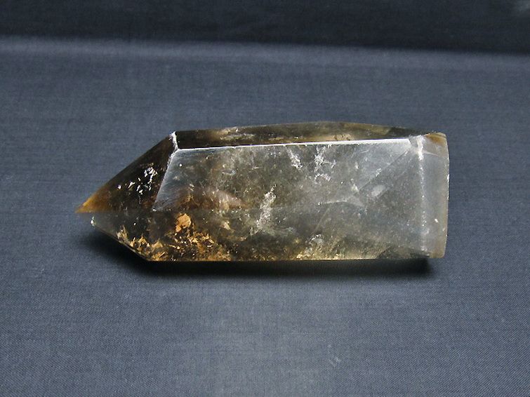 ライトニング水晶 六角柱[T705-7637] 1枚目