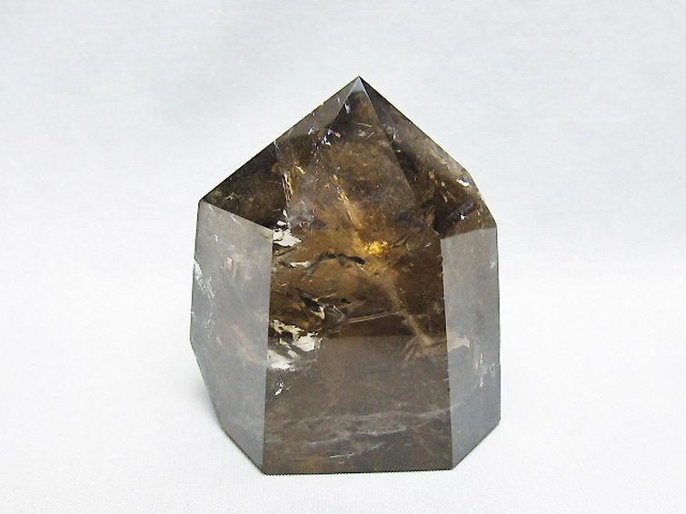 虹入り ライトニング水晶ガーデン水晶 六角柱[T705-7655] 1枚目