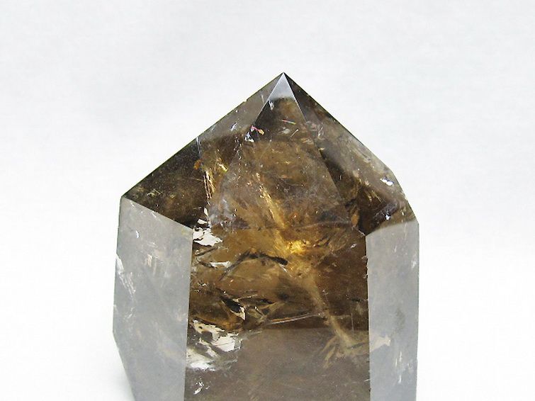 虹入り ライトニング水晶ガーデン水晶 六角柱[T705-7655] 2枚目