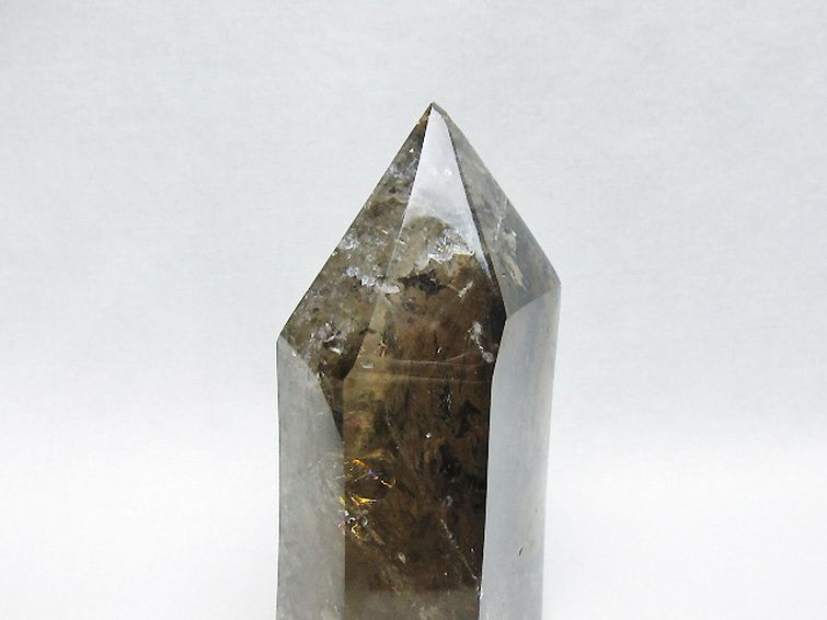 ライトニング水晶 六角柱[t705-7675]