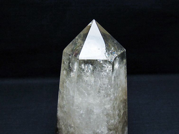 虹入り ライトニング水晶ガーデン水晶 六角柱[T705-7684] 3枚目