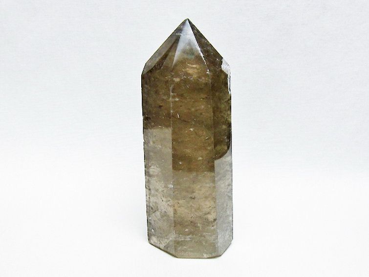 虹入り ライトニング水晶ガーデン水晶 六角柱[T705-7690] 1枚目