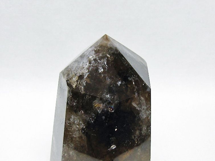 虹入り ライトニング水晶ガーデン水晶 六角柱[T705-7723] 2枚目