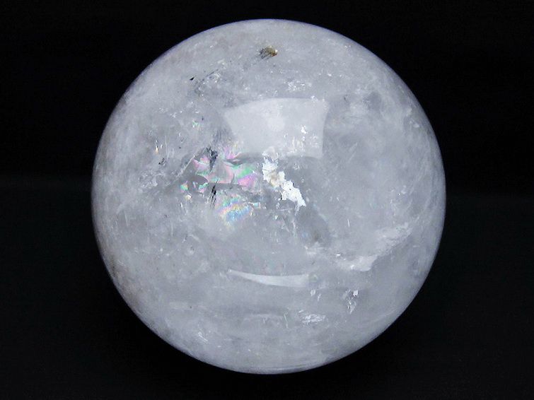 4.9Kg ヒマラヤ水晶 丸玉 157mm [T718-3281] 1枚目