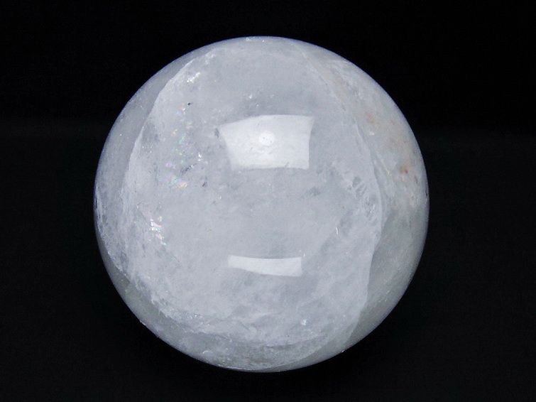 1.6Kg ヒマラヤ水晶 丸玉 110mm [T718-3300] 1枚目