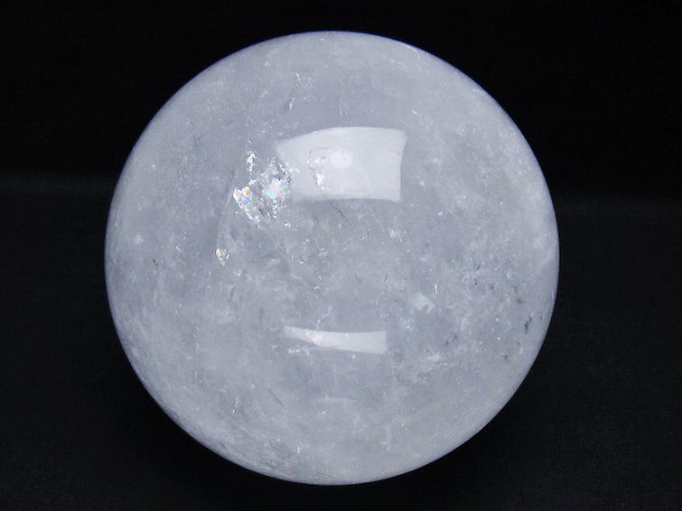 2.3Kg ヒマラヤ水晶 丸玉 123mm [T718-3318] 1枚目