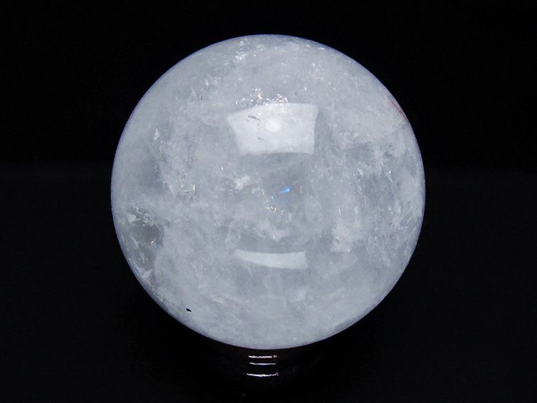 1.6Kg ヒマラヤ水晶 丸玉 110mm [T718-3325] 3枚目