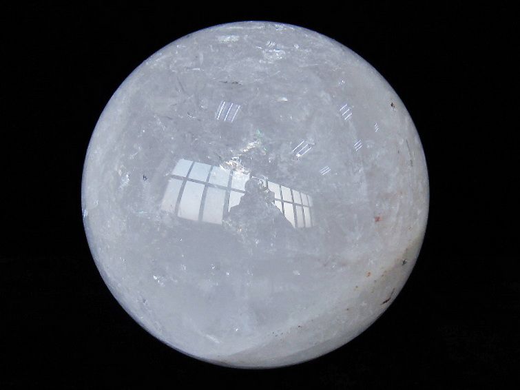 33.3Kg 虹入り ヒマラヤ水晶 丸玉 290mm 同梱不可[T718-3349] 1枚目