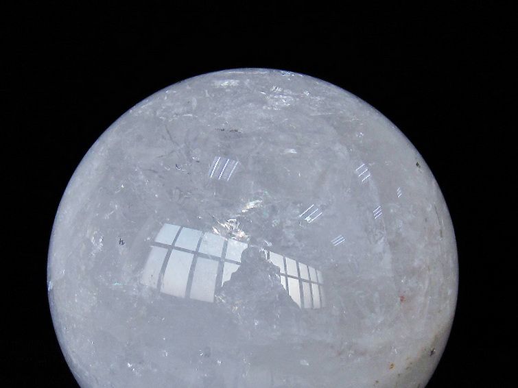 33.3Kg 虹入り ヒマラヤ水晶 丸玉 290mm 同梱不可[T718-3349] 2枚目