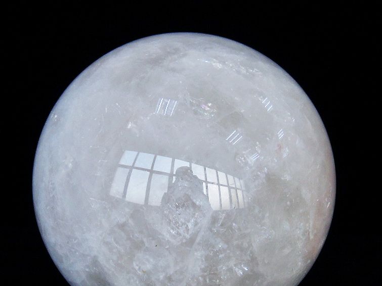 42.3Kg ヒマラヤ水晶 丸玉 310mm 同梱不可[T718-3356] 2枚目