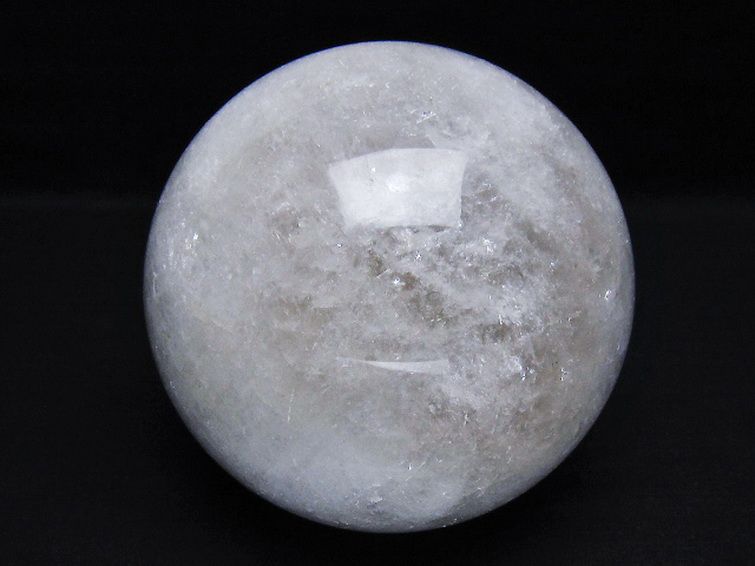 2.1Kg ヒマラヤ水晶 丸玉 120mm [T718-3394] 1枚目