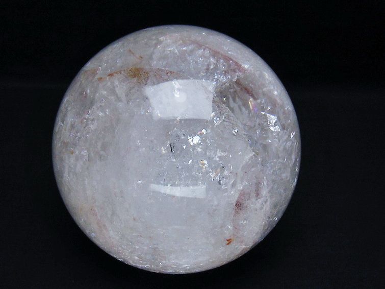 1.6Kg ヒマラヤ水晶 丸玉 110mm [T718-3414] 1枚目