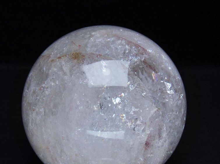 1.6Kg ヒマラヤ水晶 丸玉 110mm [T718-3414] 2枚目