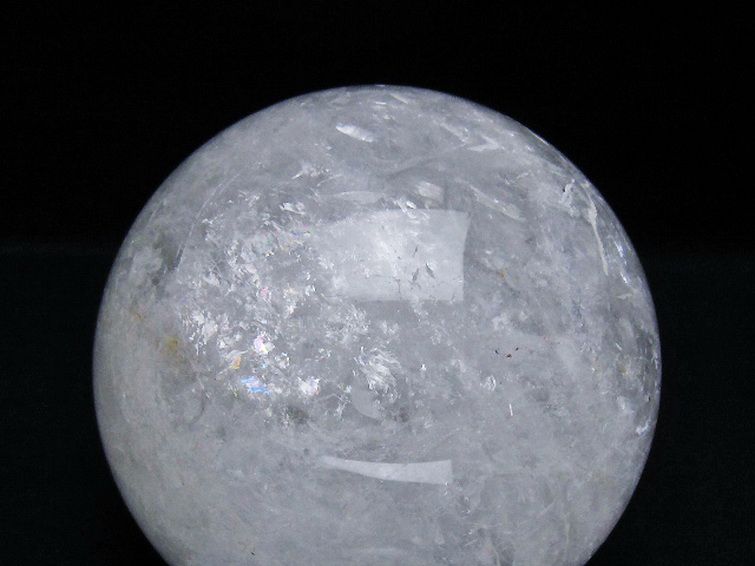 1.9Kg ヒマラヤ水晶 丸玉 115mm [T718-3443] 2枚目