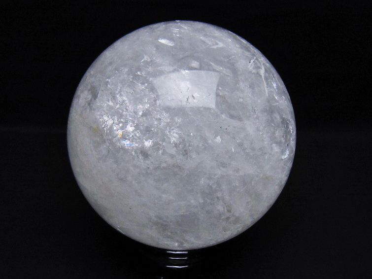 1.9Kg ヒマラヤ水晶 丸玉 115mm [T718-3443] 3枚目