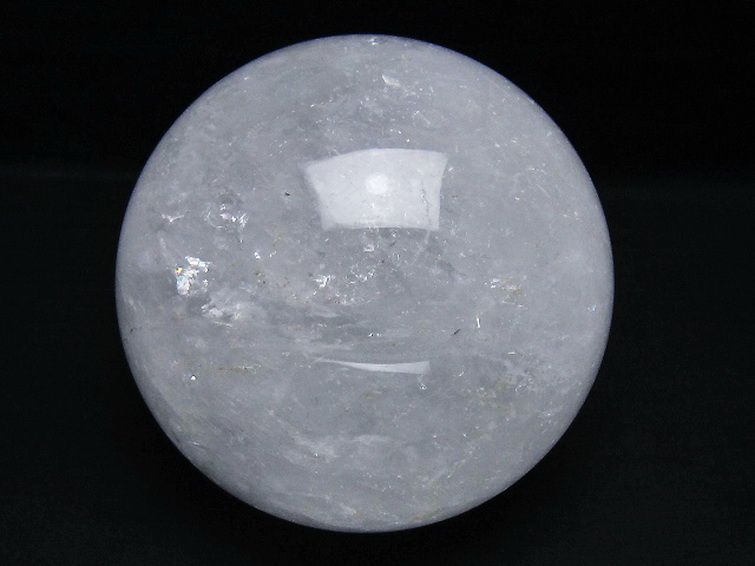 1.9Kg ヒマラヤ水晶 丸玉 115mm [T718-3444] 1枚目