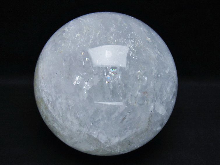 1.6Kg ヒマラヤ水晶 丸玉 110mm [t718-3528] 1枚目